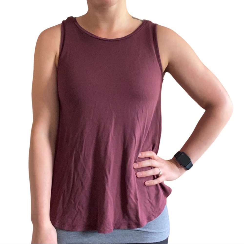 SOLD Old Navy Burgundy Tank Top Sz. Sm, Pre-loved Good Condition